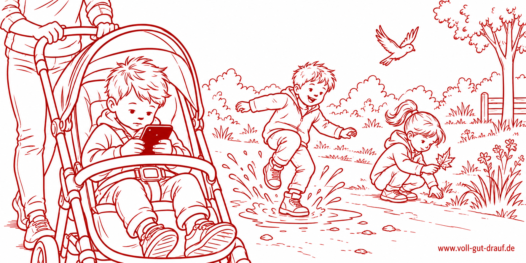 Handy im Kinderwagen – kindliche Entwicklung und Mediennutzung